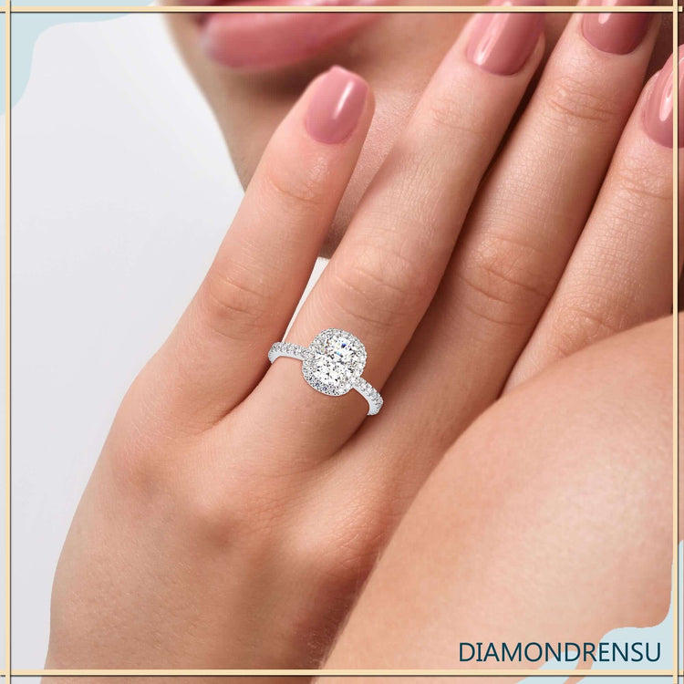 2 carat cushion cut diamond ring for bold and radiant elegance.