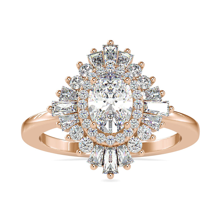 Lab grown diamond ring for an eco-friendly and stunning choice.