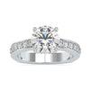 Brilliant Round Diamond Ring in Classic White Gold Design