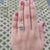 A Timeless and Classic Solitaire Bezel set 3.43 CT Round Rose Cut Ring