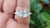 3.83 TCW Cushion Trillion Three Stone Moissanite Engagement Ring