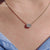 Oval Diamond Solitaire Necklace, 1-1.1 CT Oval Cut Lab Grown Diamond Wedding Pendant, 18 Inches Chain Included