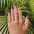 1.98 CT Octagon Hidden Halo Moissanite Engagement Ring