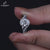 Round Cut Lab-Grown Diamond Bypass Pavé Shank Ring 1.3 CT