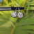 Round OEC Cut Colourless Moissanite Drop Earrings 3.3 TCW