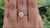 0.86 TCW Round Brilliant Cut Halo Colourless Moissanite Ring