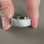matt finish wedding ring