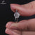 1 CT Round Cut Diamond Ring Lab-Grown Diamond Six Prongs Solitaire Ring