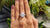 Oval Engagement Ring, 4.07 TW Crushed Ice Oval Cut Moissanite Ring