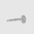 0.78 TCW Oval Cut Colourless Moissanite Classic Halo Ring