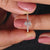 Oval Cut Lab-Grown Diamond Pavé Ring 0.5 CT