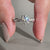 Round Cut Lab-Grown Diamond Twisted Pavé Engagement Ring – 0.5 - 2 CT