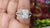 3.58 TCW Radiant Cut Split Shank Moissanite Halo Engagement Ring
