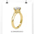 Prong setting engagement ring showcasing a beautiful round diamond.