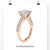 Engagement ring with pave featuring a 2 ct oval diamond, DiamondRensu design