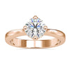 Round Cut Diamond Engagement Ring With Classic Style