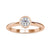 Beautiful round brilliant cut diamond in a bezel setting for extra shine.