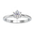 Elegant Six Prong Engagement Ring featuring a round diamond for timeless style. Elegant Six Prong Engagement Ring featuring a round diamond for timeless style.