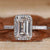 emerald cut halo engagement ring emerald cut halo engagement ring