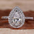 pear lab grown diamond ring