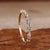 round lab grown diamond band