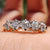Old European Cut Moissanite Band Old European Cut Moissanite Band