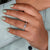 round lab grown diamond ring