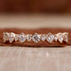 Floating Bubble Round Lab Grown Diamond Half Eternity Wedding Band