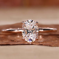 oval diamond engagement ring
