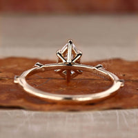 lab grown diamond engagement ring