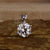 round lab grown diamond pendant