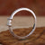 lab created diamond wedding band
