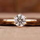 Round Cut Lab-Grown Diamond Solitaire Ring 0.5 - 3 CT