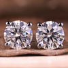 1.0 TCW Round Lab-Grown Diamond Stud Earrings