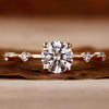 Round Cut Distance Pavé Lab-Grown Diamond Ring 0.5 - 3 CT