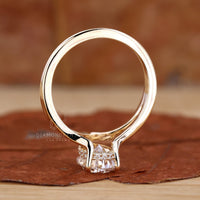 A dazzling Pear Halo Engagement Ring, perfect for celebrating love.