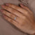 lab grown diamond engagement ring