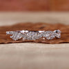 Marquise and Round Lab-Grown Diamond Twisted Band