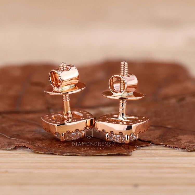 diamond stud earring