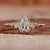 pear lab grown diamond ring