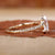 cushion rose cut diamond ring