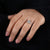 pear halo engagement ring
