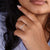 lab created diamond band