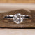 Lab Diamond Ring, 1.01 CT Round Brilliant Cut E/VVS Diamond Solitaire Engagement Ring, Knife Edge Ring Lab Diamond Ring, 1.01 CT Round Brilliant Cut E/VVS Diamond Solitaire Engagement Ring, Knife Edge Ring