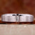 baguette cut lab grown diamond band