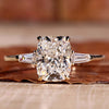 Cushion Cut Lab-Grown Diamond Three Stones 1 - 2 CT Ring