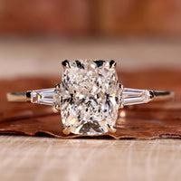 cushion diamond ring