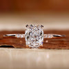 Cushion Cut Lab-Grown Diamond Hidden Halo Ring 1 - 2 CT