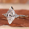 Dutch Marquise Cut Lab-Grown Diamond Muse Setting 1 - 2 CT Ring