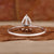 lab created diamond ring
